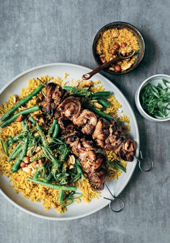 Kurkumarijst-met-kipsaté